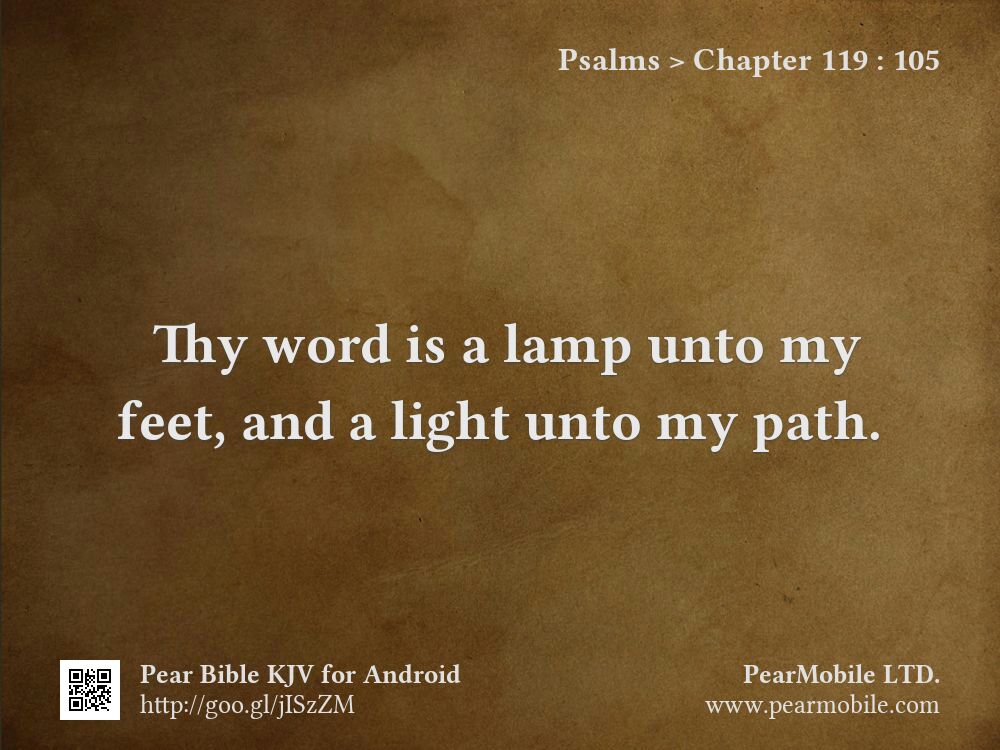 Psalms, Chapter 119:105